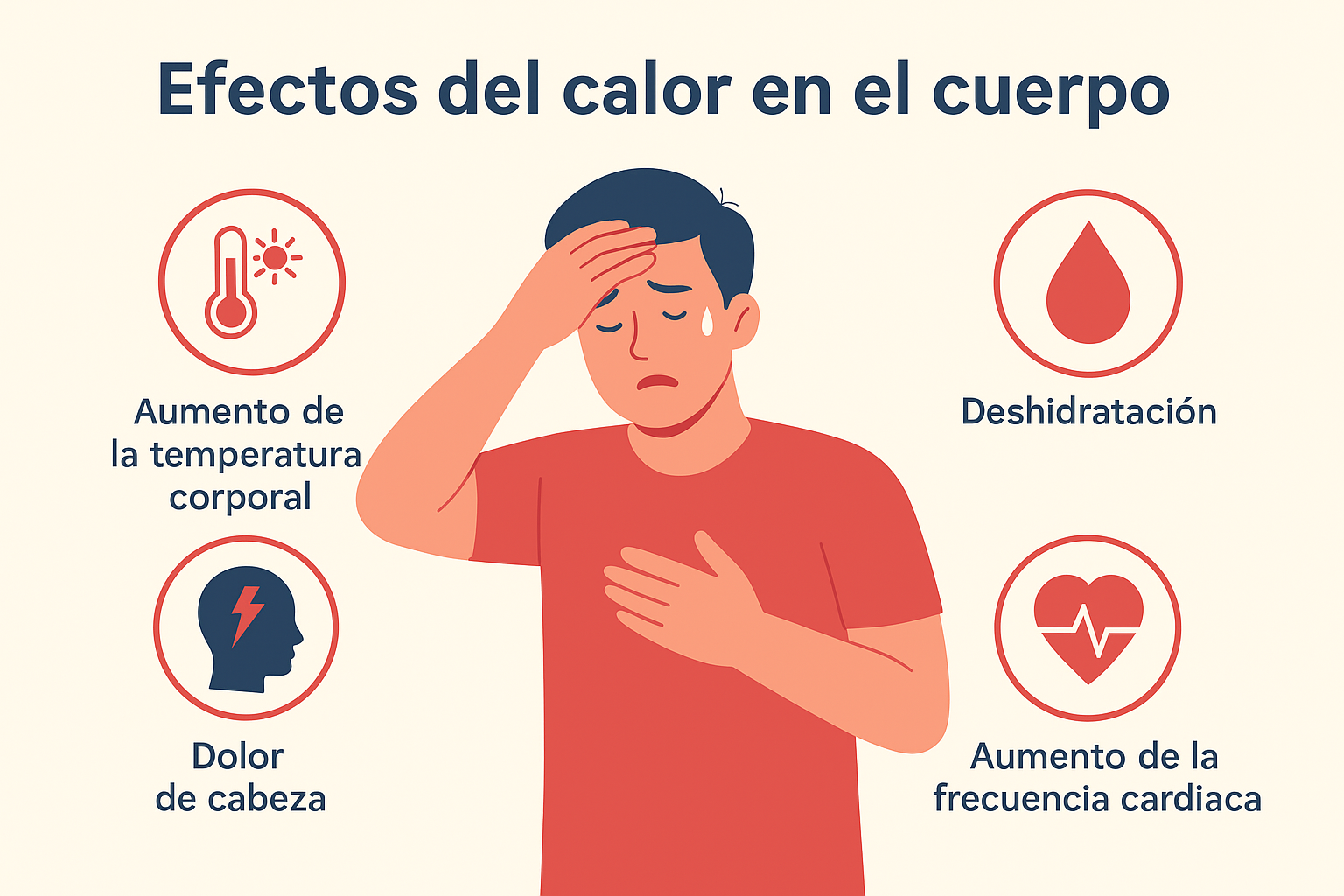 Efectos del calor en el cuerpo humano